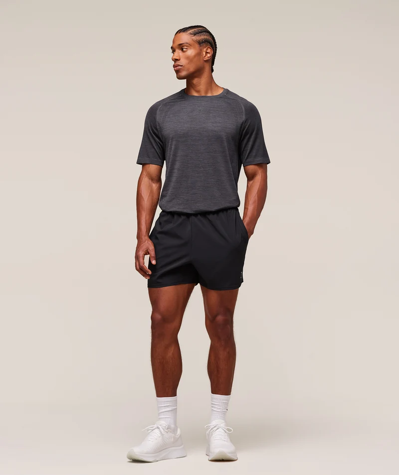 Gymshark Versatile Seamless T-Shirt - Dark Grey/Black