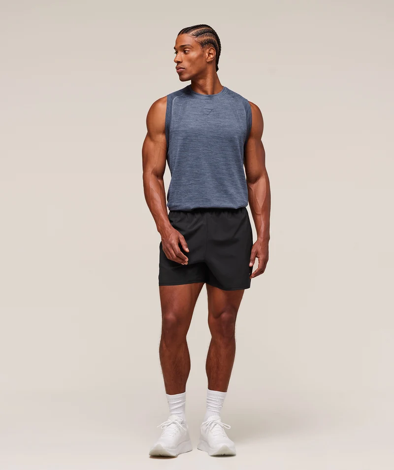Gymshark Versatile Seamless Tank - Iron Blue/Navy
