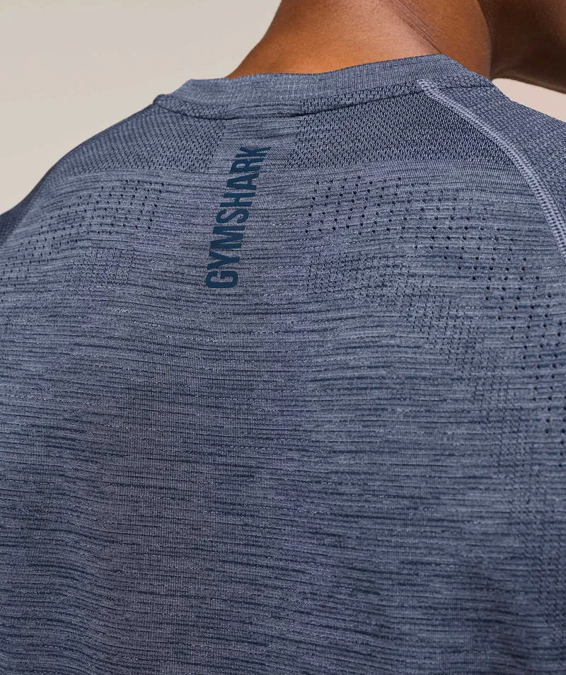 Gymshark Versatile Seamless Tank - Iron Blue/Navy