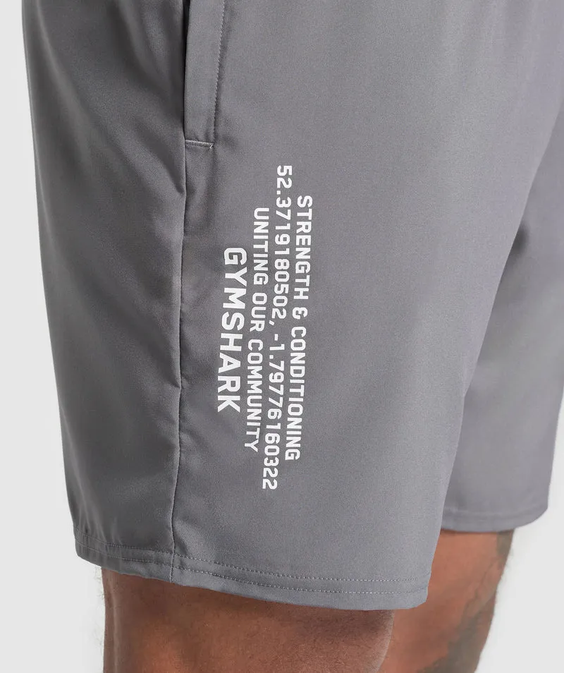 Gymshark Fitness Apparel 7" Short - Brushed Grey