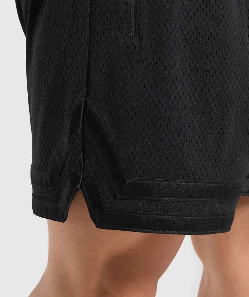 Gymshark Campus Mesh Shorts - Black