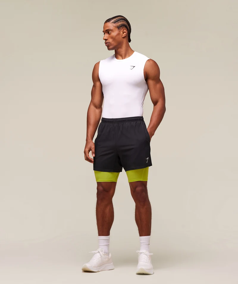 Gymshark Element Baselayer Short - Zest Green