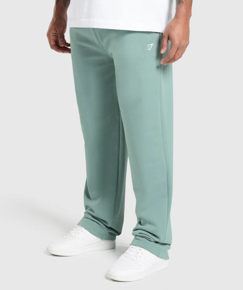 Gymshark Rest Day Essentials Straight Leg Joggers - Celeste Blue