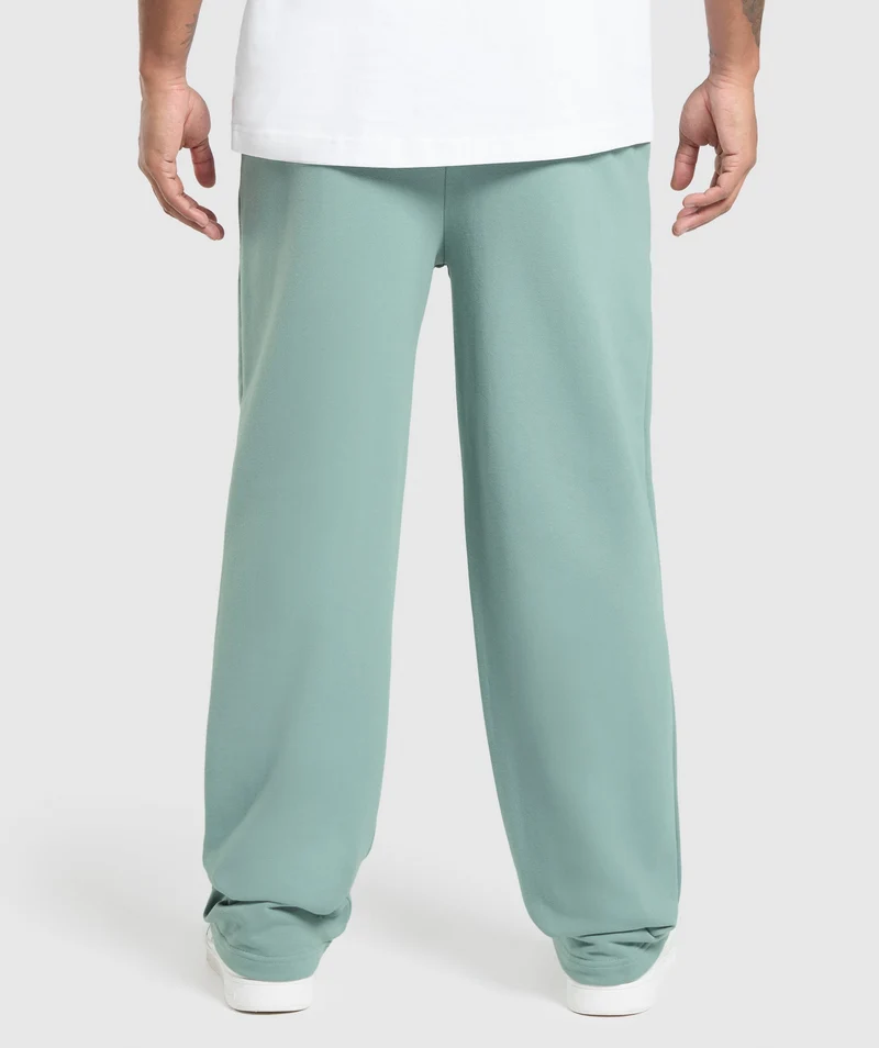 Gymshark Rest Day Essentials Straight Leg Joggers - Celeste Blue