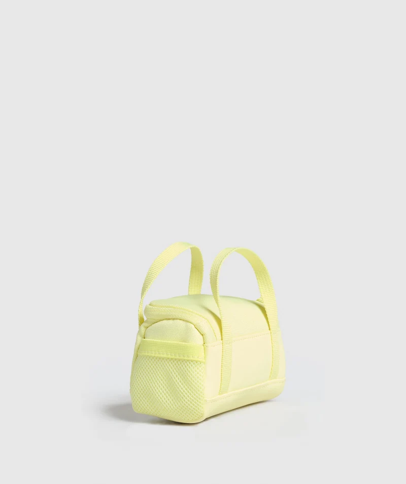 Gymshark Mini Everyday Holdall Keychain - Refresh Yellow