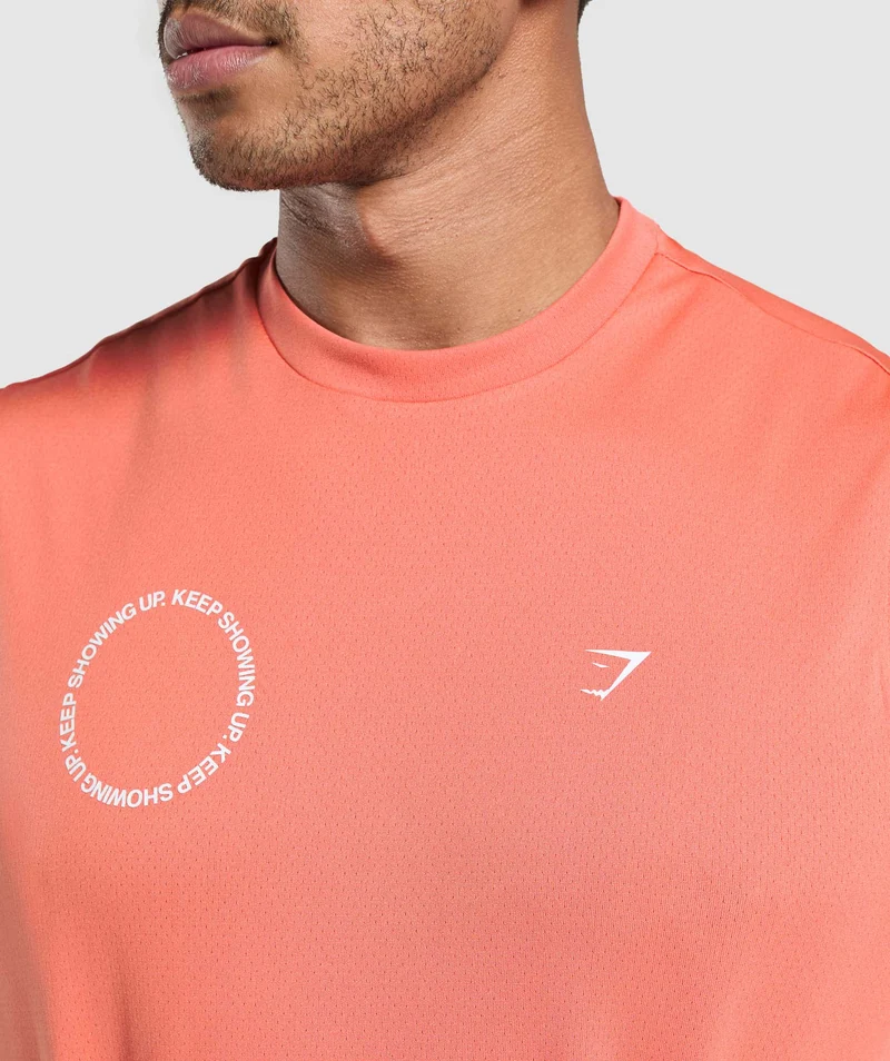 Gymshark Keep Showing Up Tank - Muted Coral