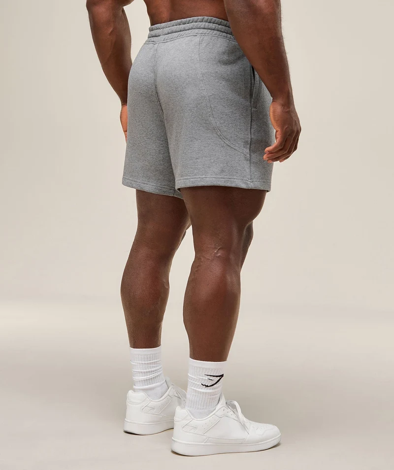 Gymshark Power 5" Shorts - Charcoal Core Marl