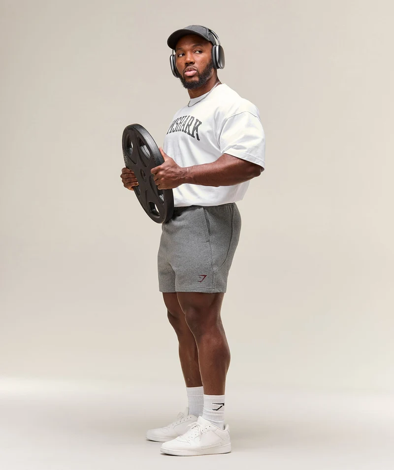 Gymshark Power 5" Shorts - Charcoal Core Marl