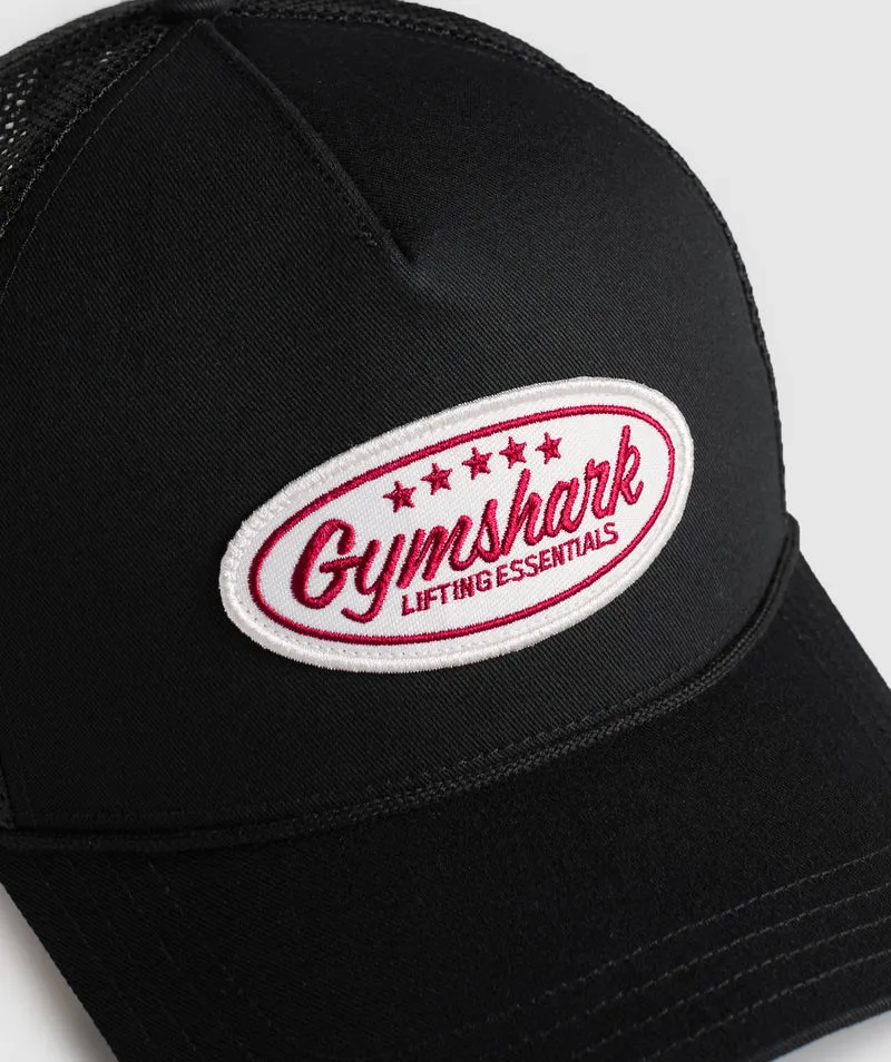 Gymshark Trucker Cap - Black