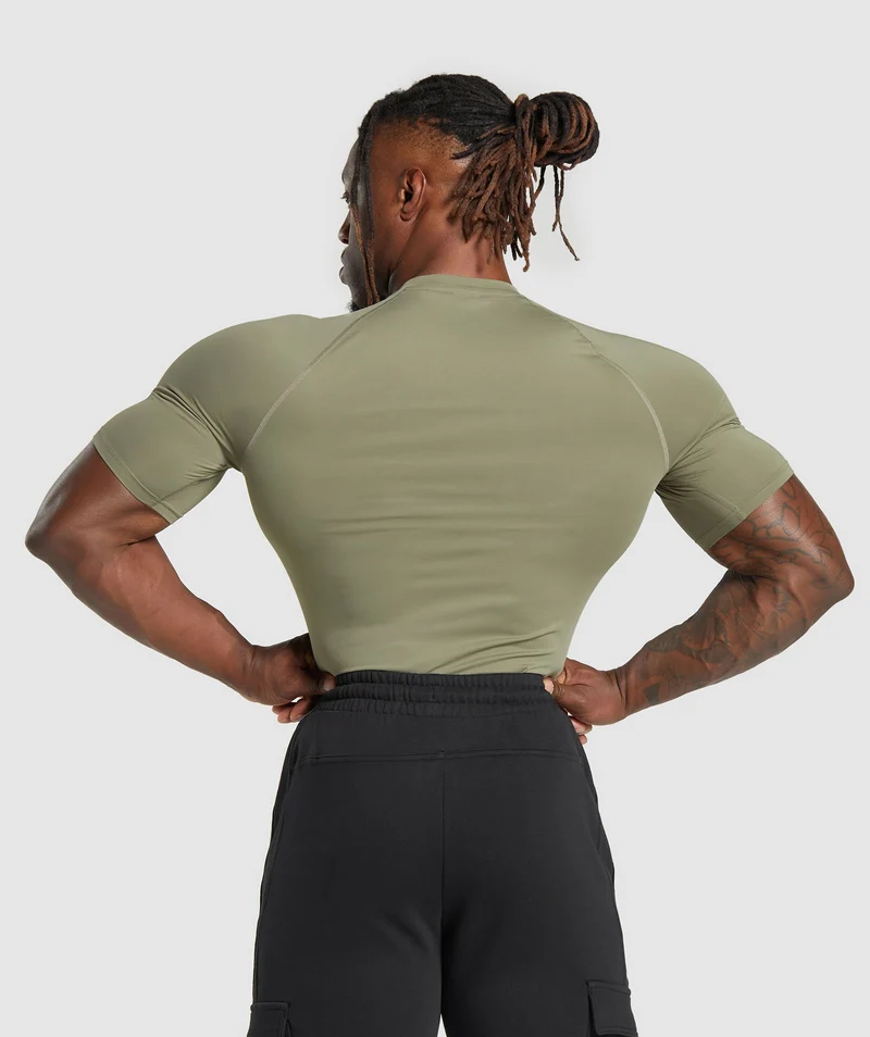 Gymshark Element Baselayer T-Shirt - Utility Green