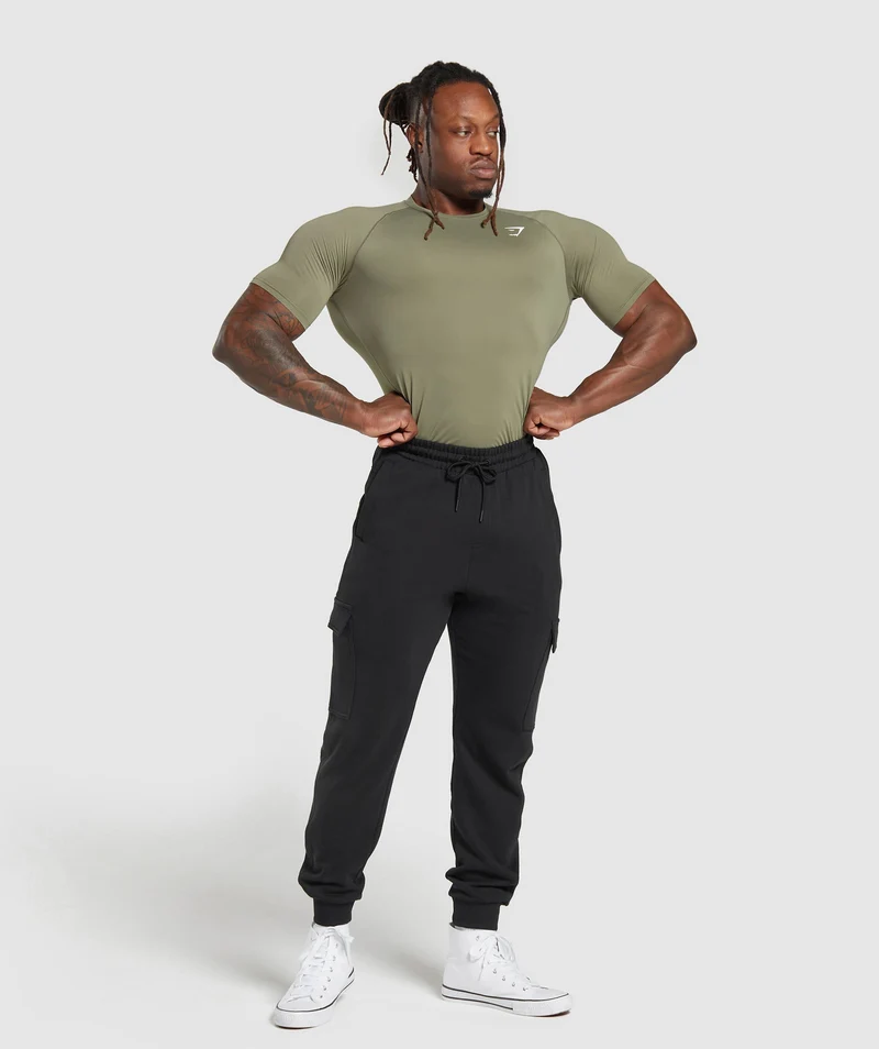 Gymshark Element Baselayer T-Shirt - Utility Green