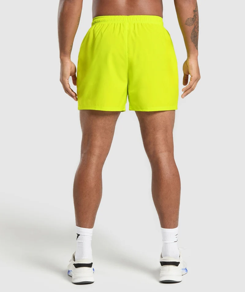 Gymshark Arrival 5" Shorts - Shock Green