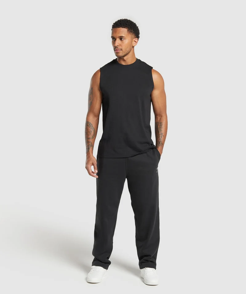 Gymshark Everyday Tank 2 Pack - Black/Light Grey Core Marl