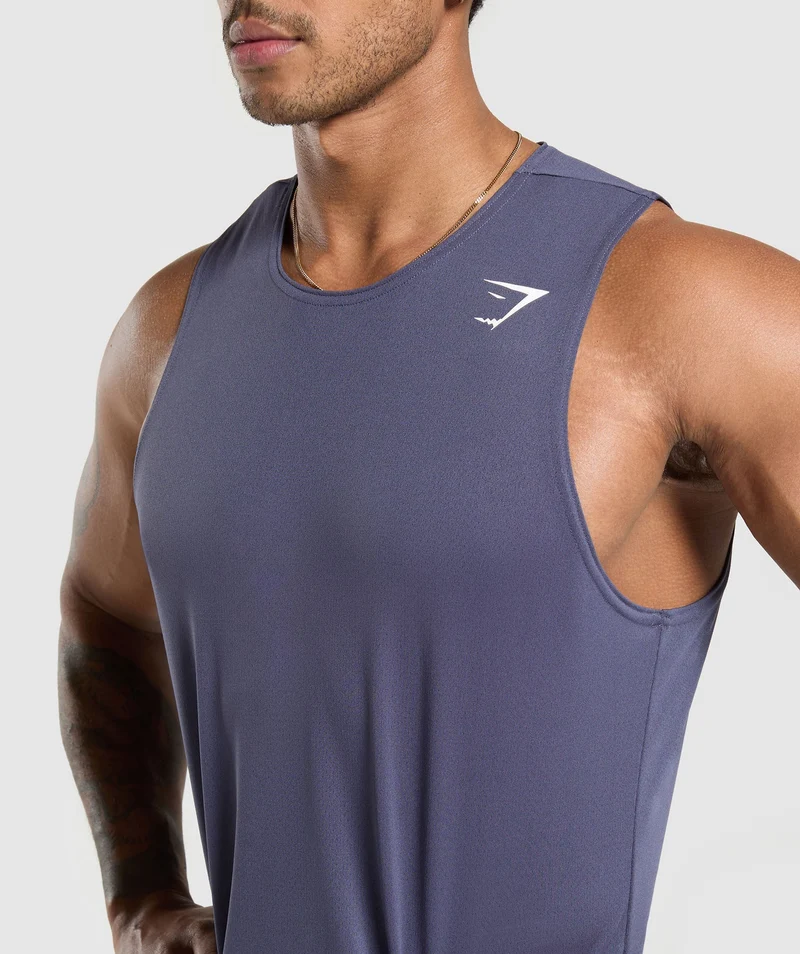 Gymshark Arrival Tank - Weighted Purple