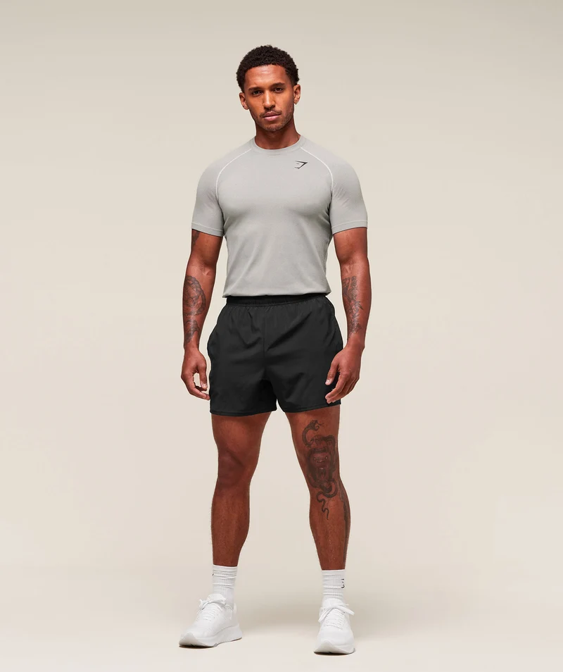 Gymshark Vital Seamless T-Shirt - Light Grey/Smokey Grey