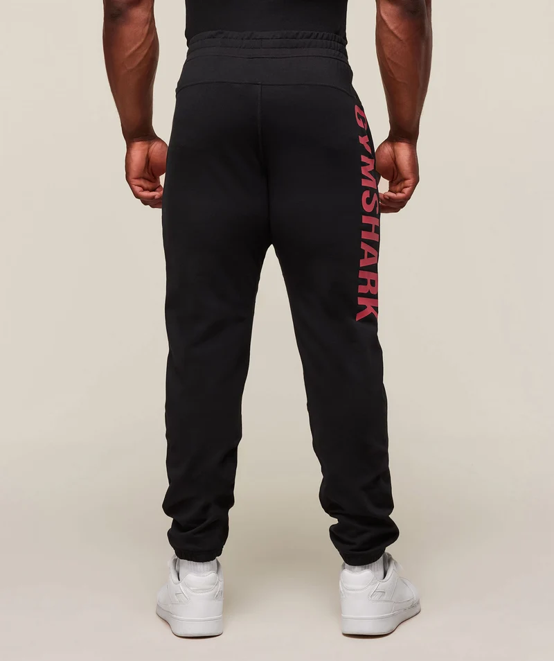 Gymshark Prime Joggers - Black/Vivid Red