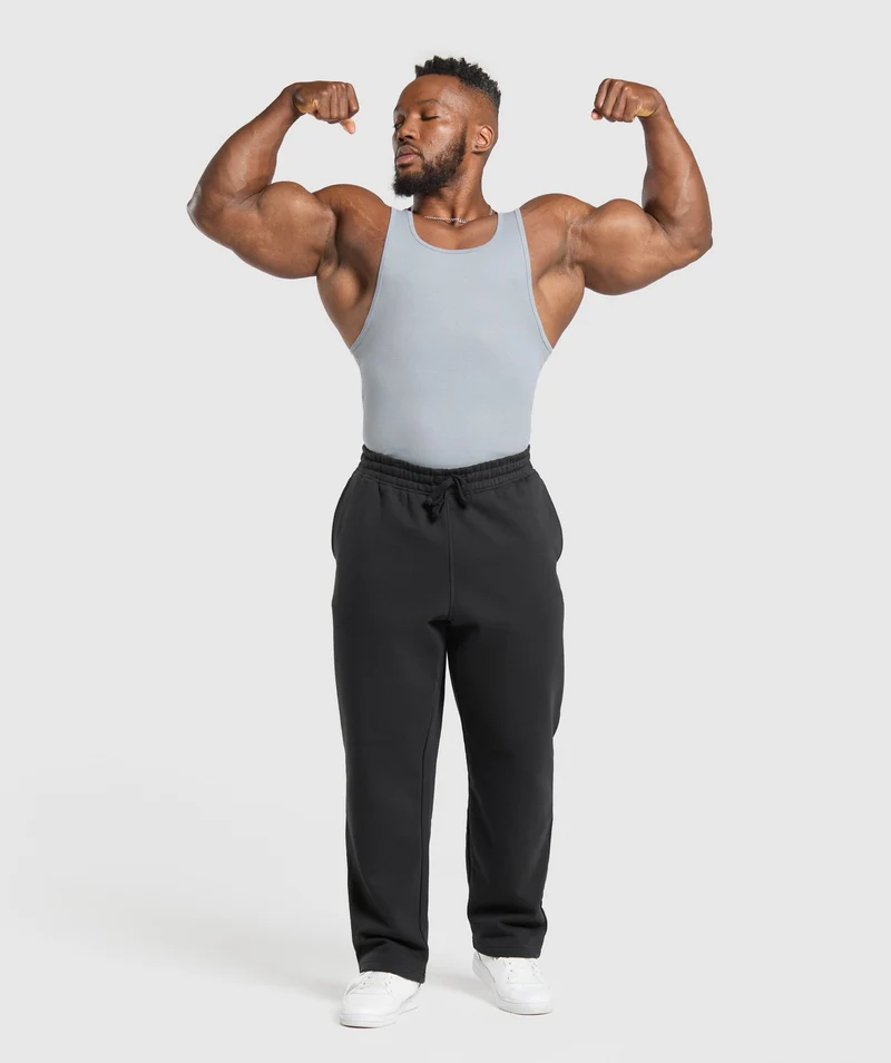 Gymshark Ribbed Tank 3 Pack - Denim Grey/Pebble Grey/Lifestyle Brown
