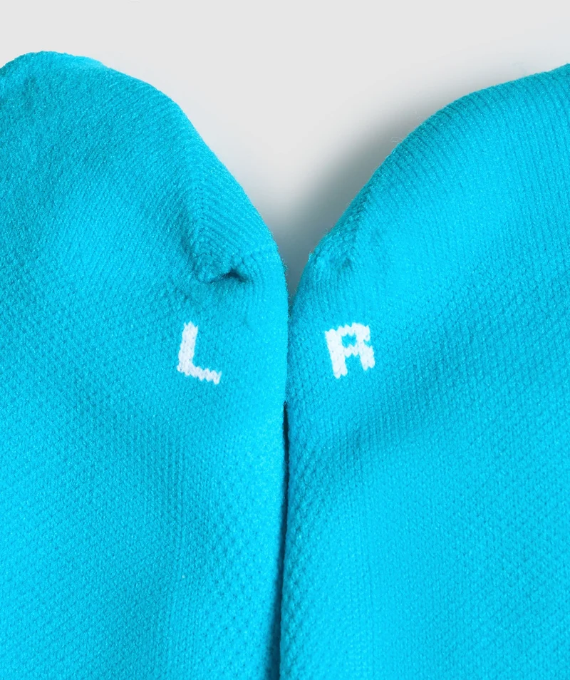 Gymshark Crew Running Socks - Brand Blue