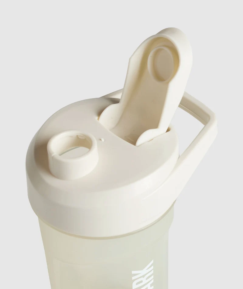 Gymshark 14oz Shaker Bottle - Oat White