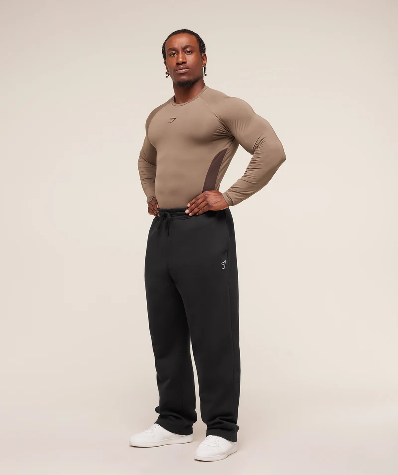 Gymshark Element Baselayer Long Sleeve T-Shirt - Soul Brown/Archive Brown