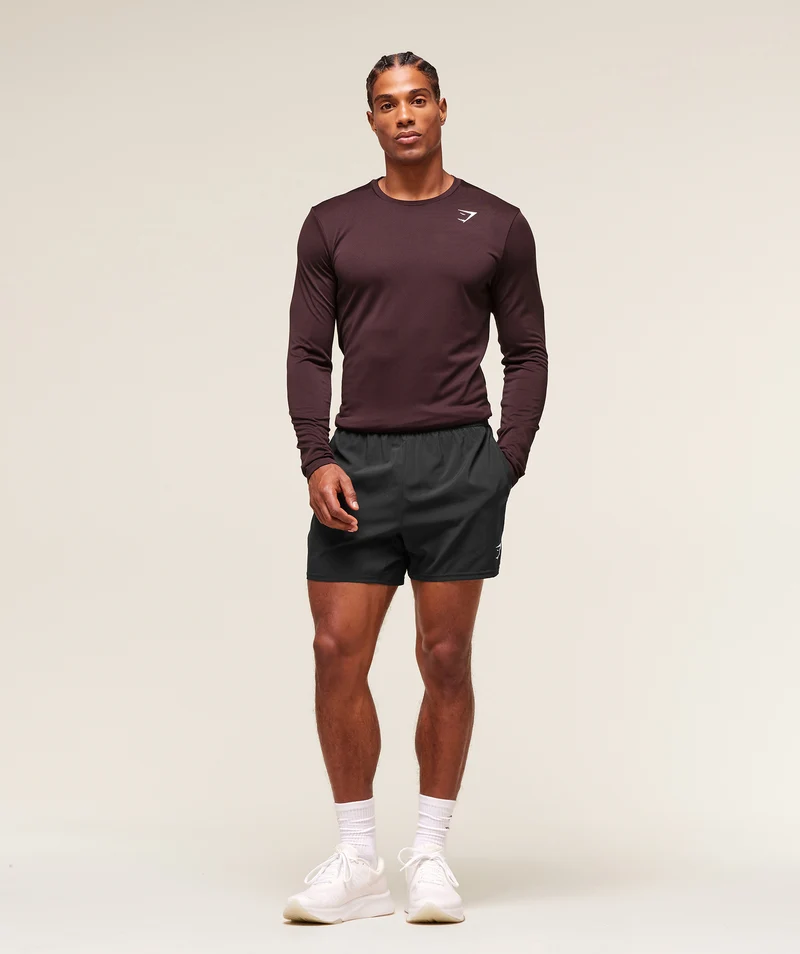 Gymshark Arrival Long Sleeve T-Shirt - Cherry Purple