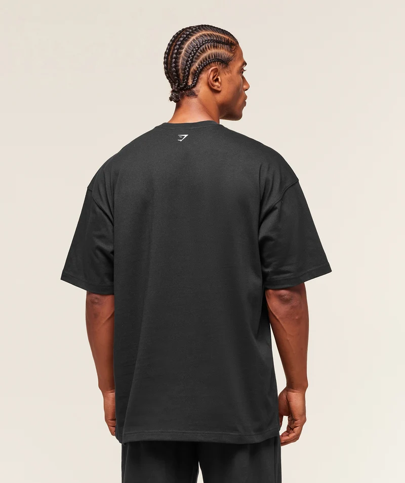 Gymshark Eagle Graphic T-Shirt - Black