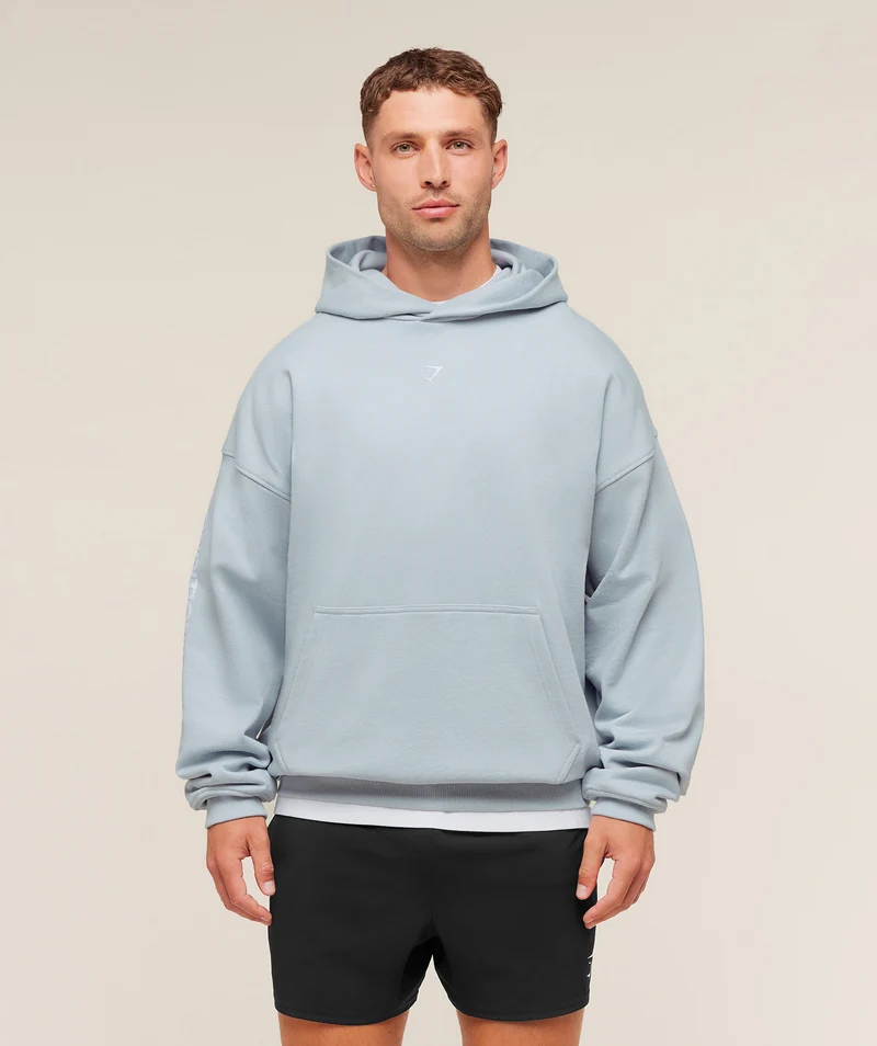 Gymshark GSCC Hoodie - Smoke Blue