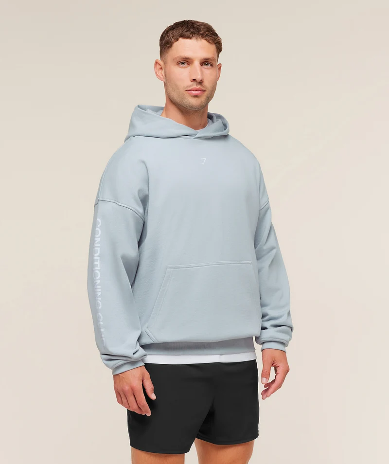 Gymshark GSCC Hoodie - Smoke Blue