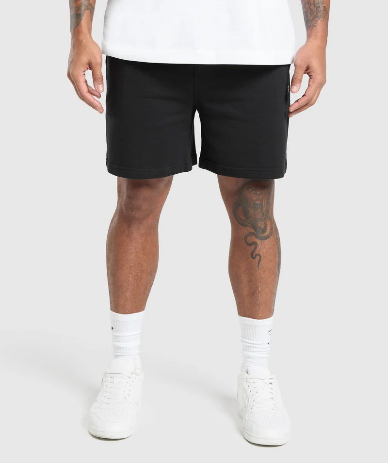 Gymshark Rest Day Essentials Shorts - Black