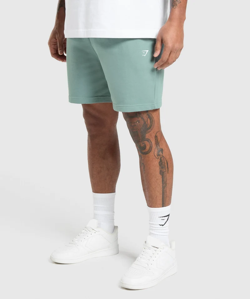 Gymshark Rest Day Essentials Shorts - Celeste Blue