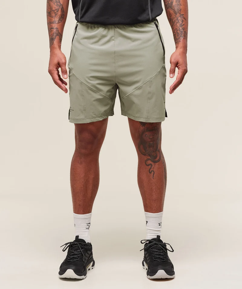 Gymshark Tactical 6" Short - Chalk Green