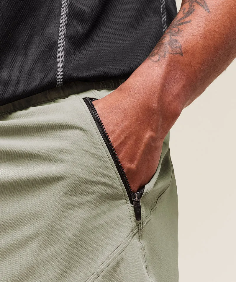 Gymshark Tactical 6" Short - Chalk Green