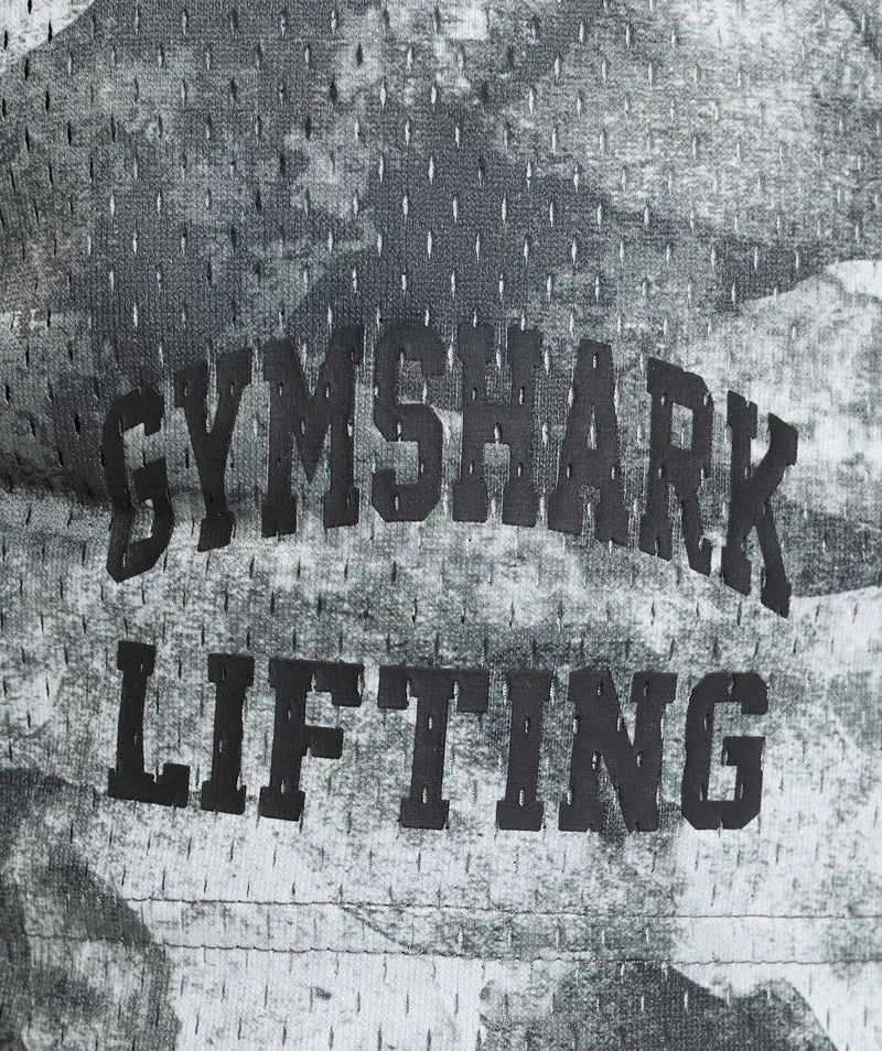 Gymshark Lifting Mesh 5" Shorts - Metal Grey