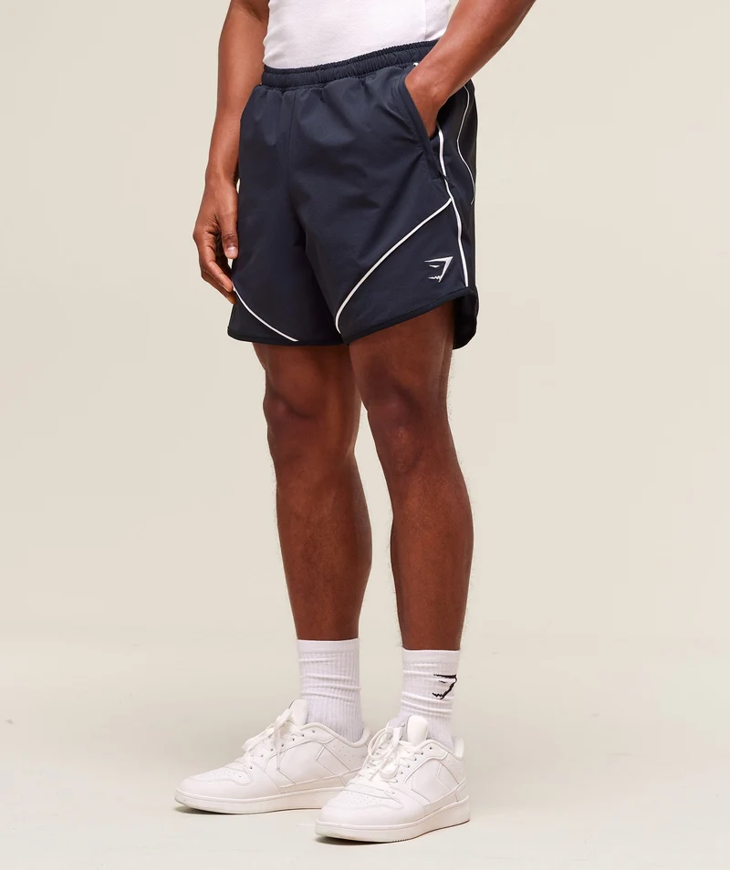 Gymshark Retro Short - Heavy Blue