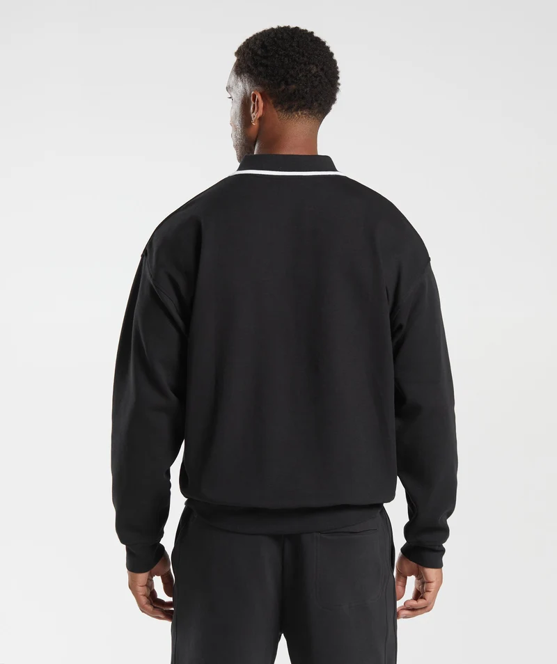 Gymshark Rest Day Street Polo - Black