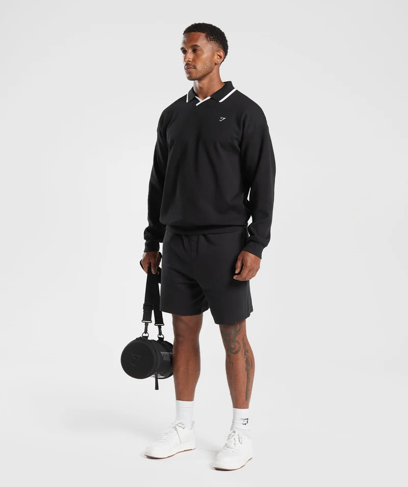 Gymshark Rest Day Street Polo - Black