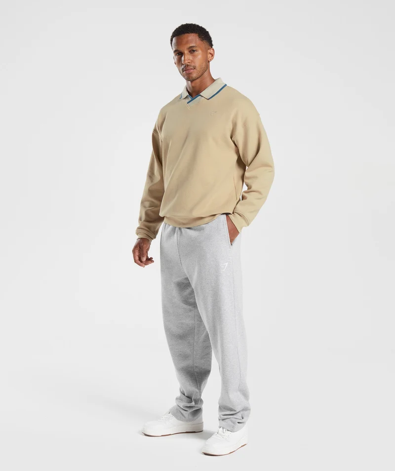 Gymshark Rest Day Street Polo - Brown