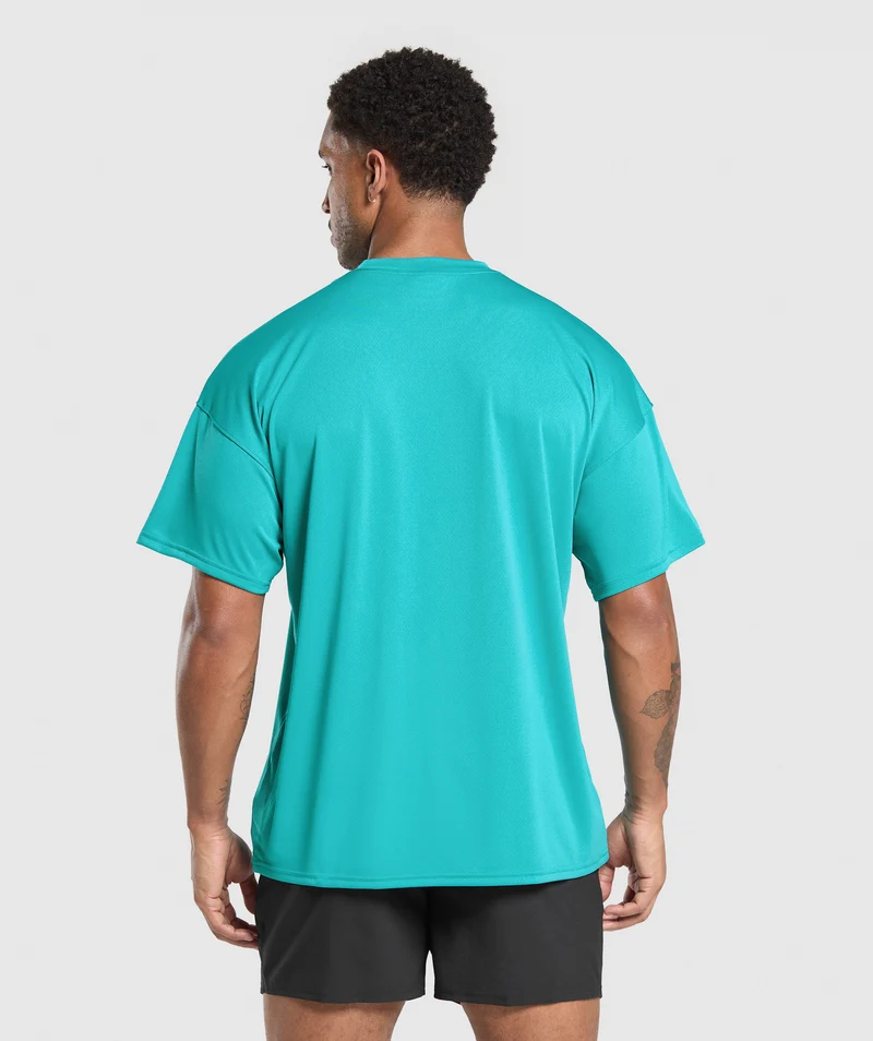 Gymshark Arrival Oversized T-Shirt - Jewel Teal