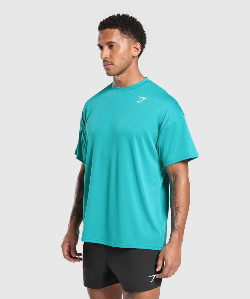 Gymshark Arrival Oversized T-Shirt - Jewel Teal