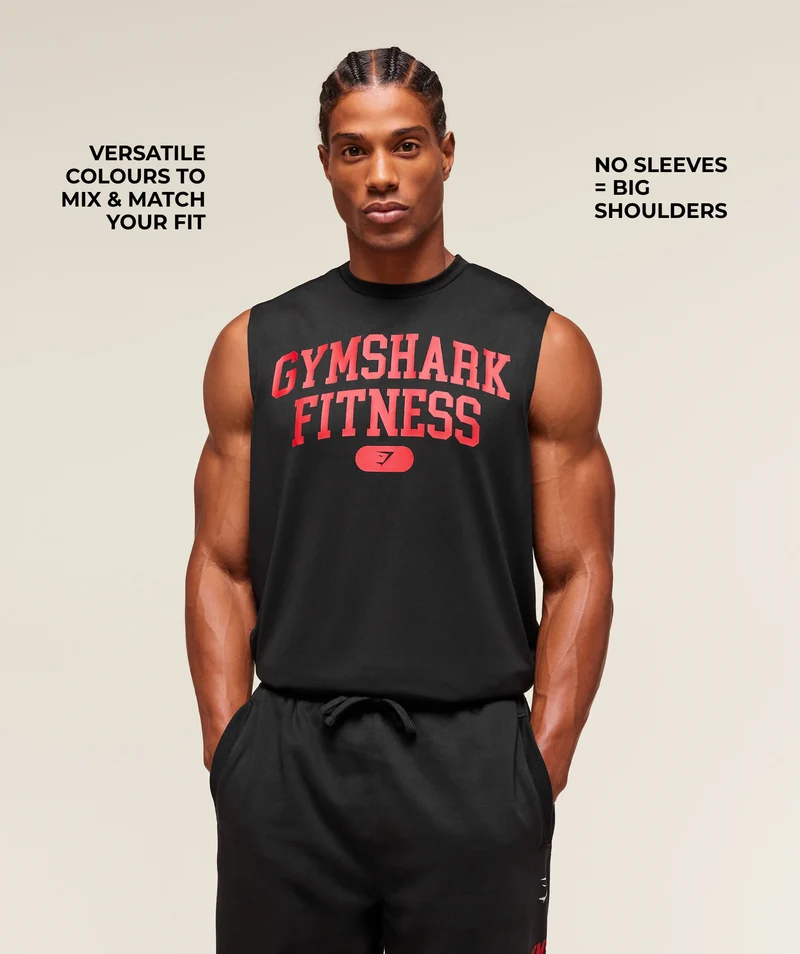Gymshark Varsity Tank - Black
