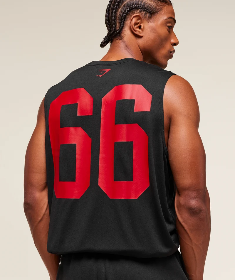 Gymshark Varsity Tank - Black