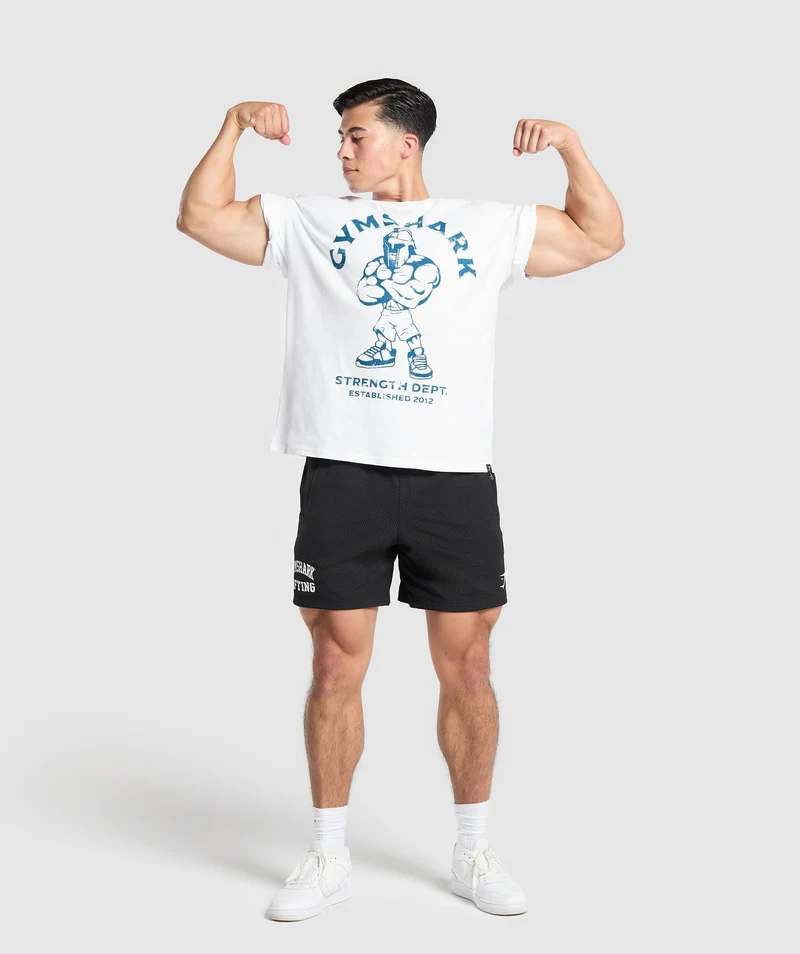 Gymshark Spartan T-Shirt - White