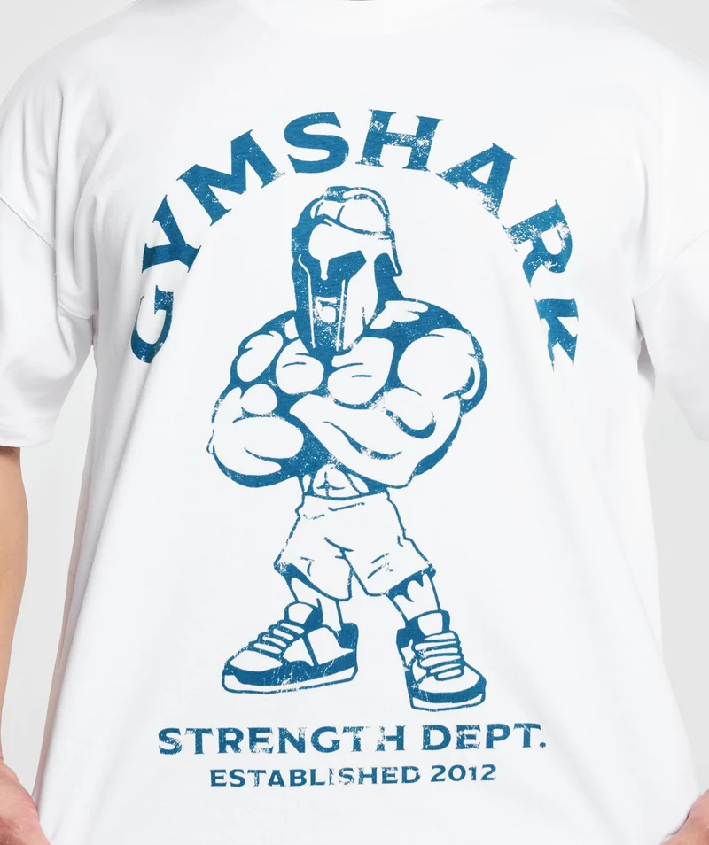 Gymshark Spartan T-Shirt - White
