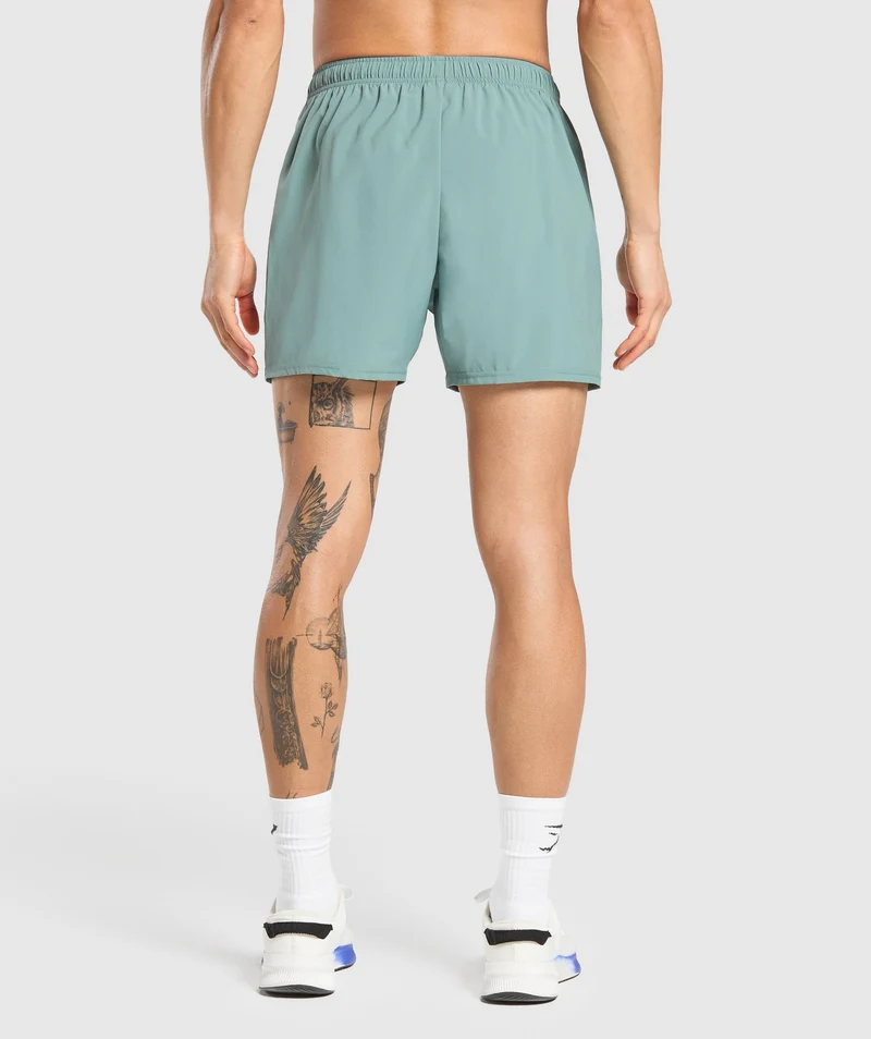 Gymshark Arrival 5" Shorts - Celeste Blue