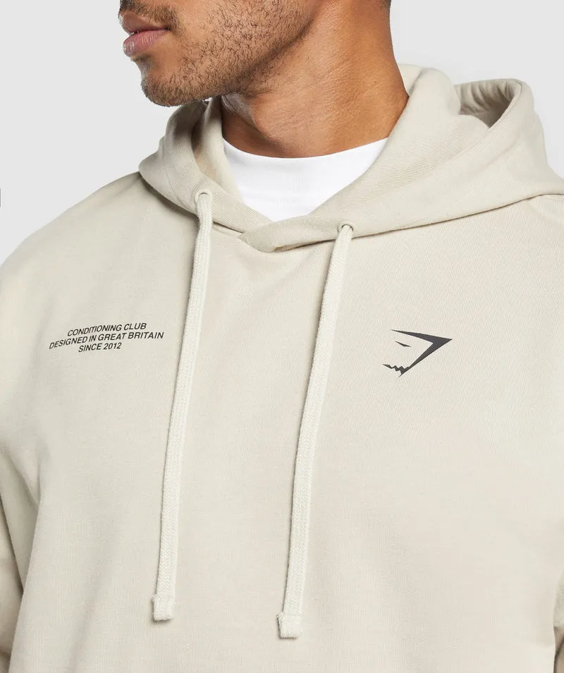 Gymshark Conditioning Club Hoodie - Pebble Grey