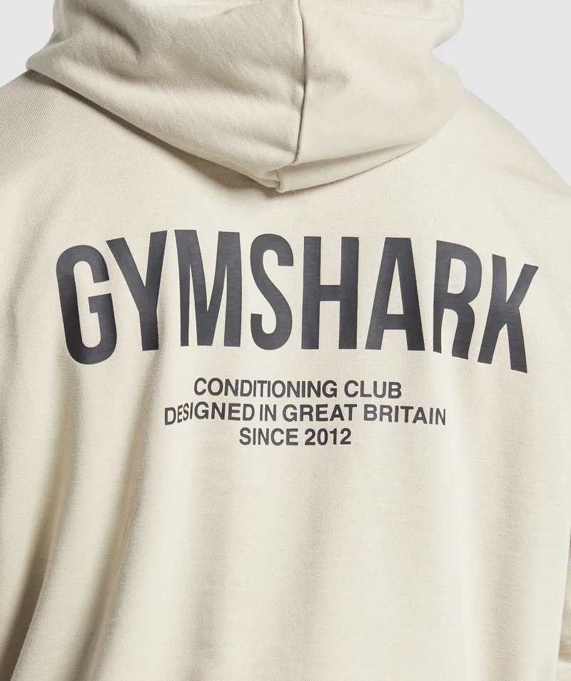 Gymshark Conditioning Club Hoodie - Pebble Grey