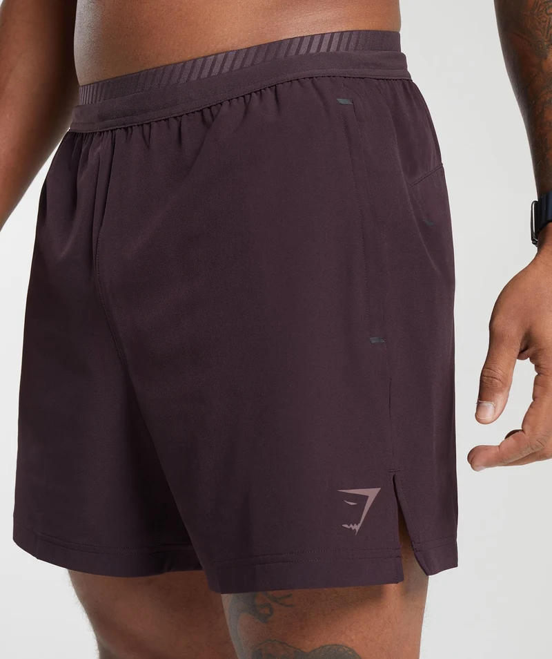 Gymshark Apex 5" Hybrid Short - Plum Brown