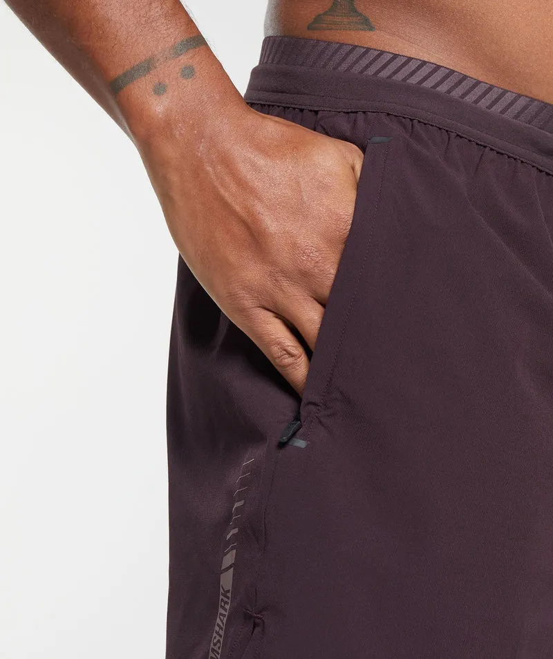 Gymshark Apex 5" Hybrid Short - Plum Brown