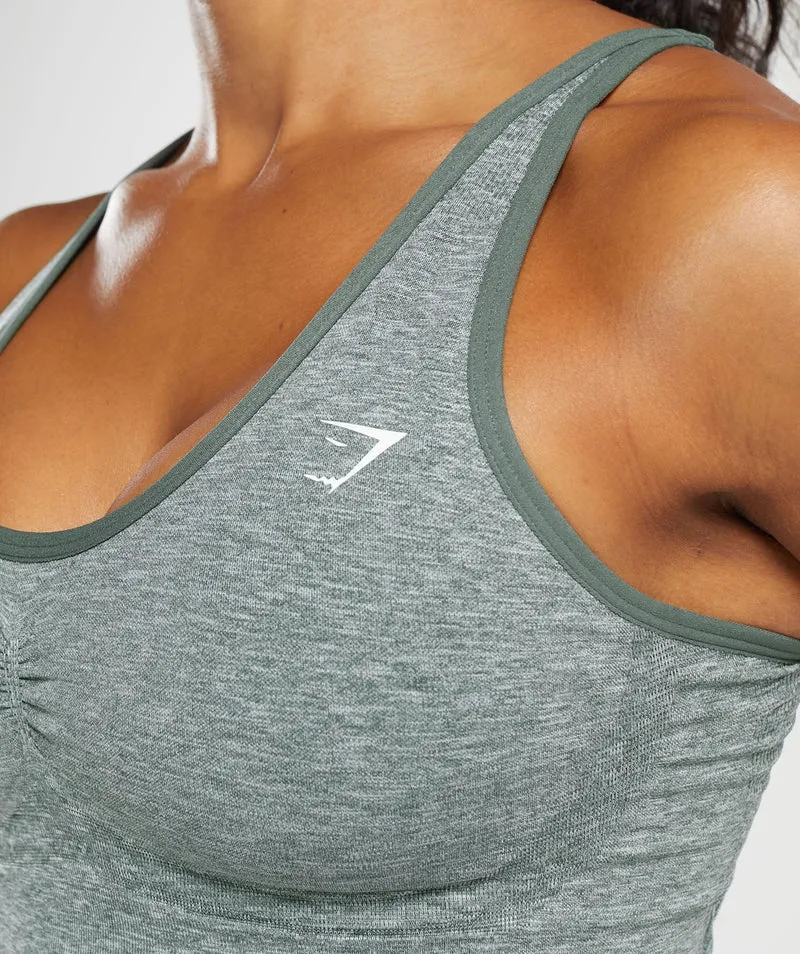 Gymshark LIFT SEAMLESS BODYSUIT - Slate Teal/White Marl