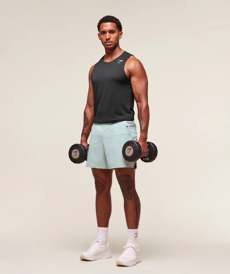 Gymshark Fit Elite 5" Shorts - Morning Blue